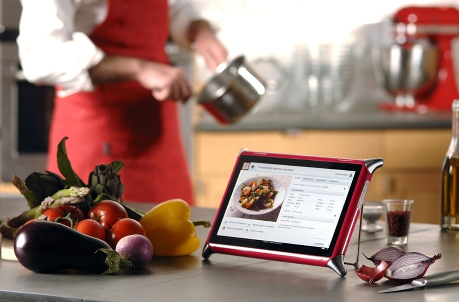 Tablethouder voor in de Keuken Cadeau