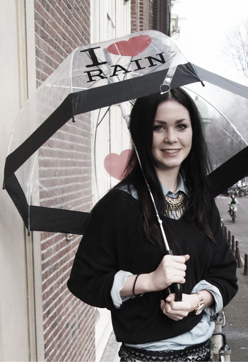Retro Paraplu voor haar