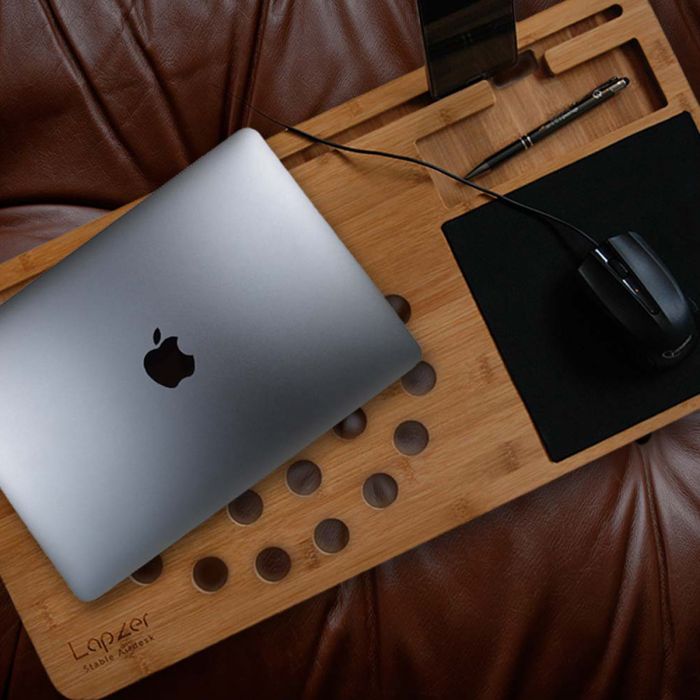 Houten laptop