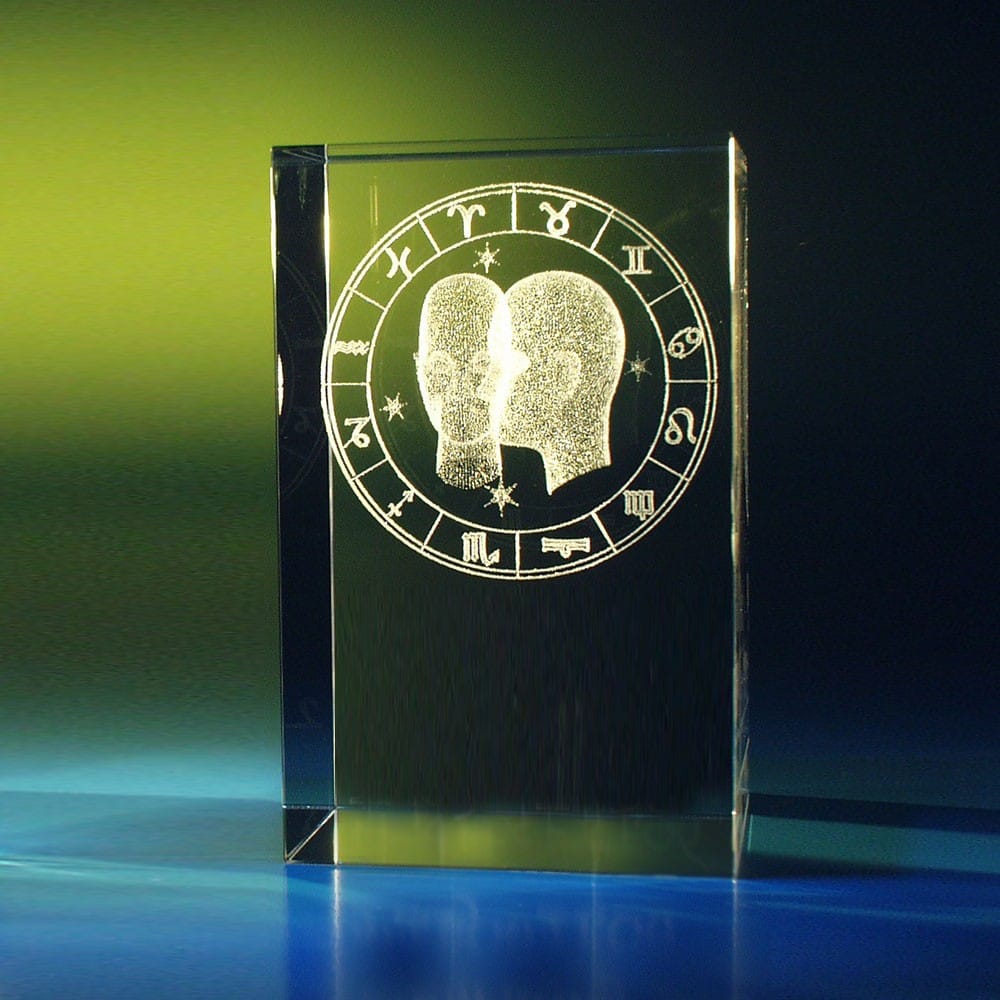 Sterrenbeeld in glas cadeau