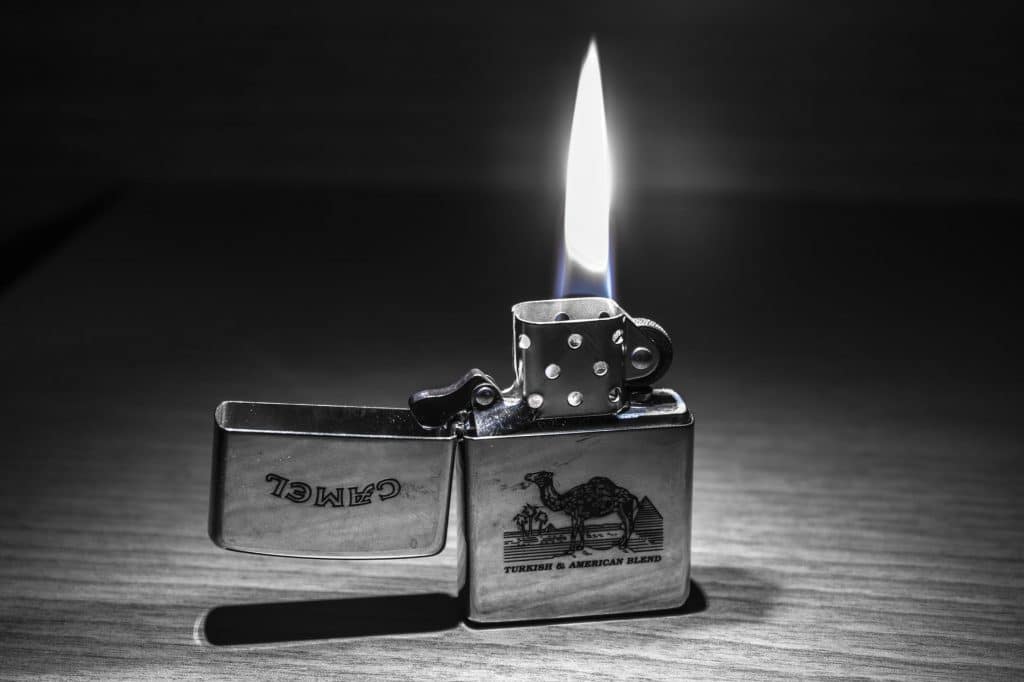 Zippo met gravure
